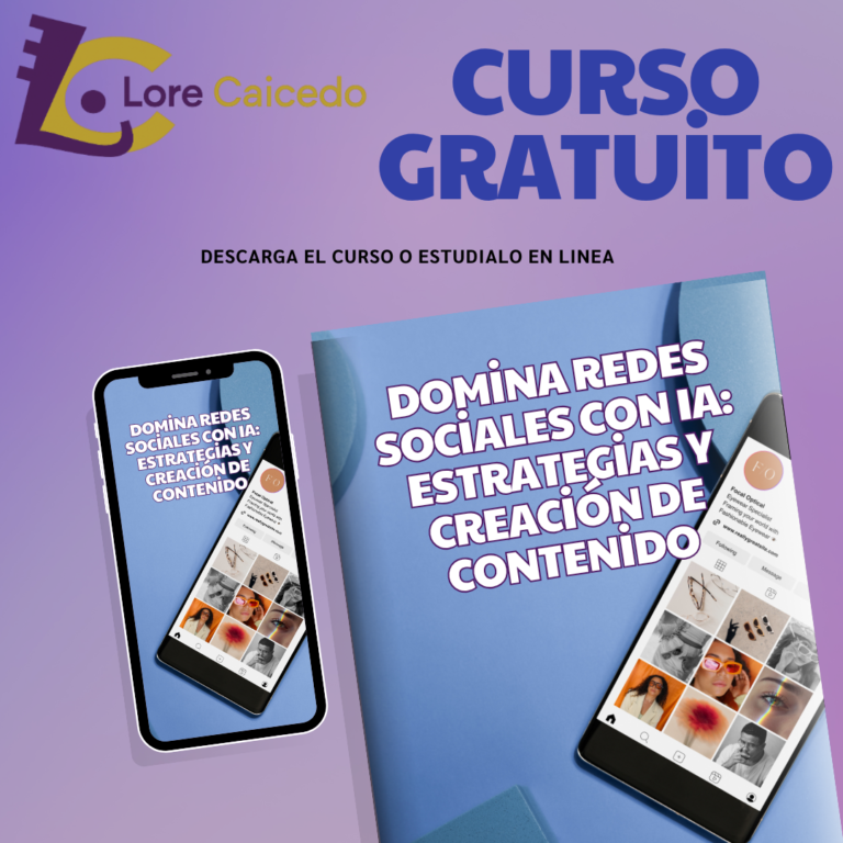 Domina Redes Sociales con IA: Estrategias y Creación de Contenido
